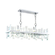 Maytoni Lampadario contemporaneo Cerezo 8 luci E14 cromo metallo vetro