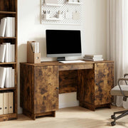 Scrivania Rovere Fumo Legno ingegnerizzato 142,5 x 50 x 75 cm 3414572