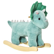 Giocattolo Dinosauro a Dondolo con Suono ¨C zephmum ¨C Verde Legno di Pioppo