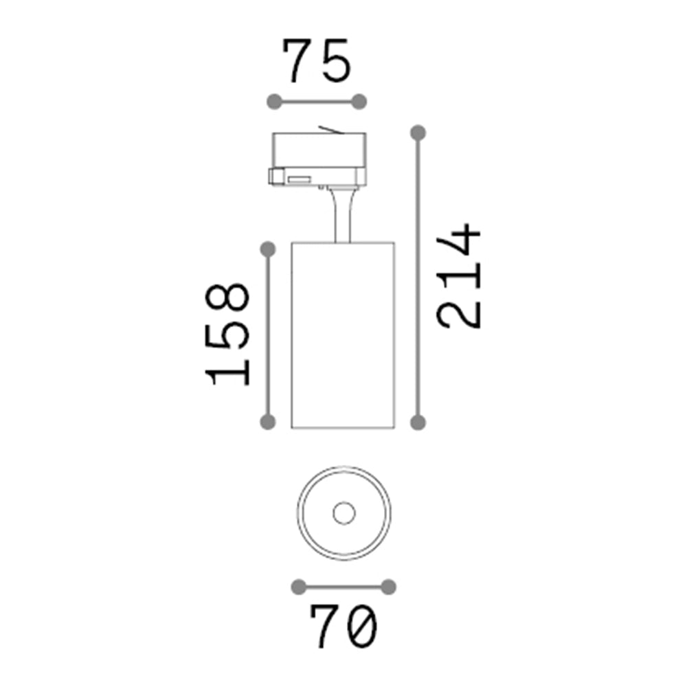 Proiettore Fox On-Off Alluminio-Materie Plastiche Nero Led 25W 3000K Cri90