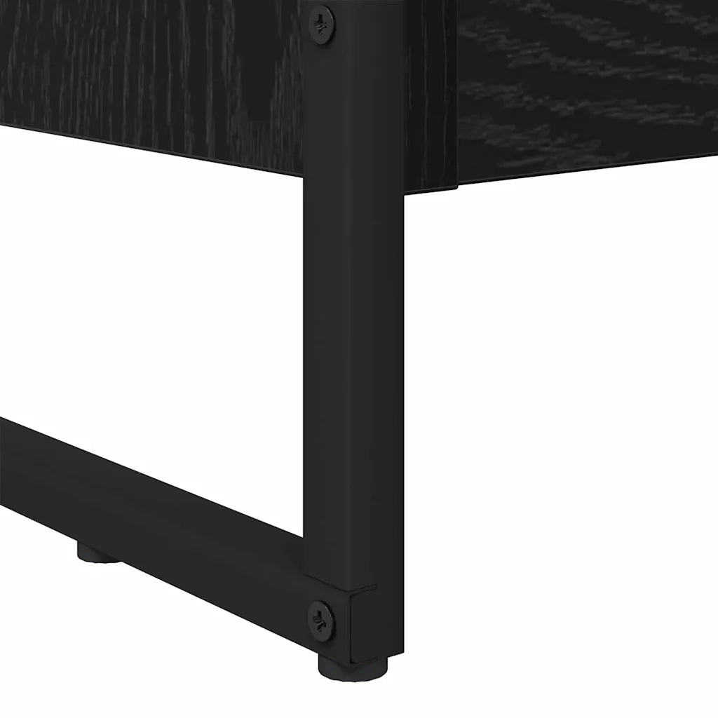 Armadio per Libri Rovere Nero 60 x 30 x 121 cm 886390