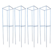 Set 4 Sostegni per Piante 20x20xH86,5 cm in Acciaio Zincato Agrati