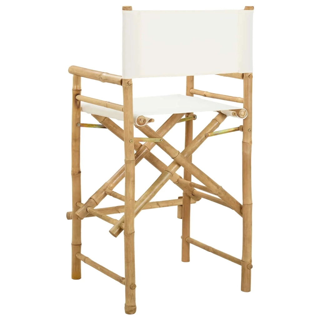 Sedia Direttore Pieghevole 2 pz | Sedie da Esterno Naturale Bamb¨´