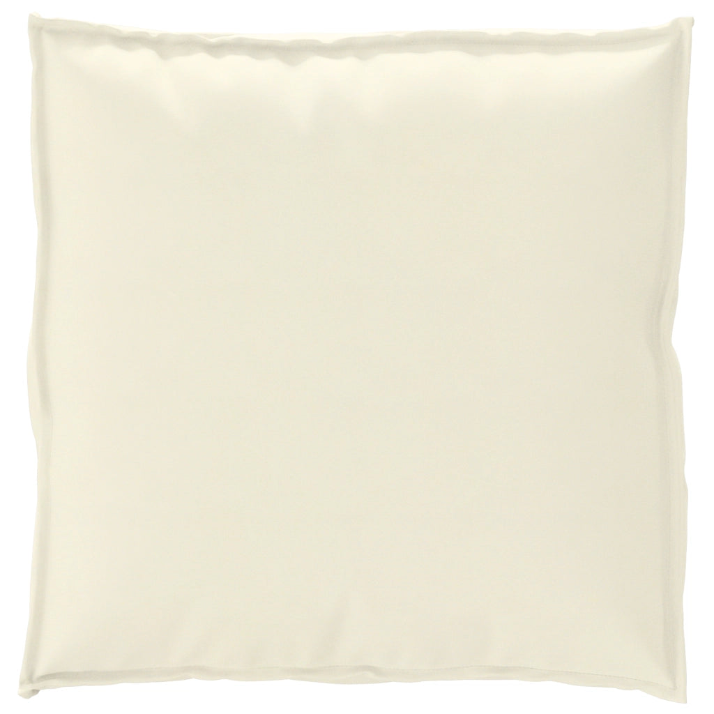 Set di Cuscini per Pallet 2 Pezzi Crema Tessuto Oxford
