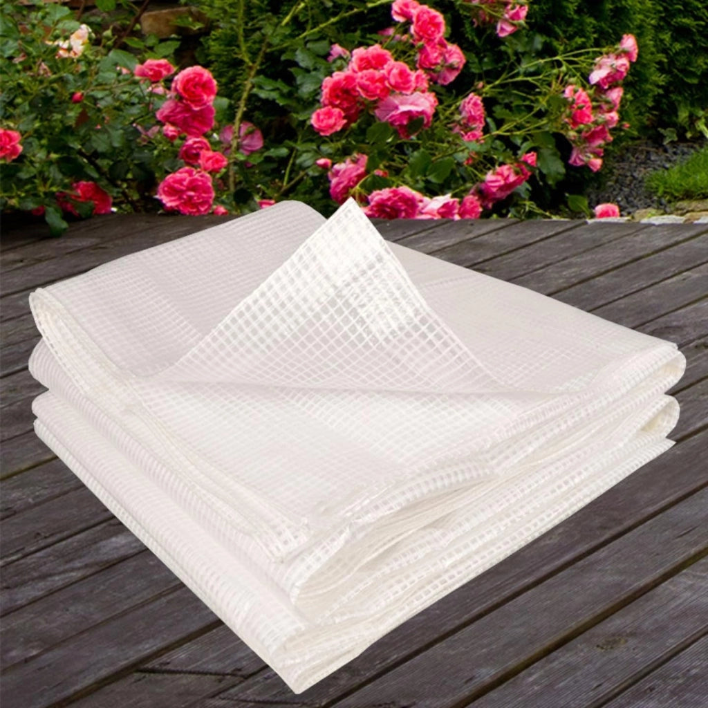 Telone rinforzato, colore: trasparente, 8 x 12 m