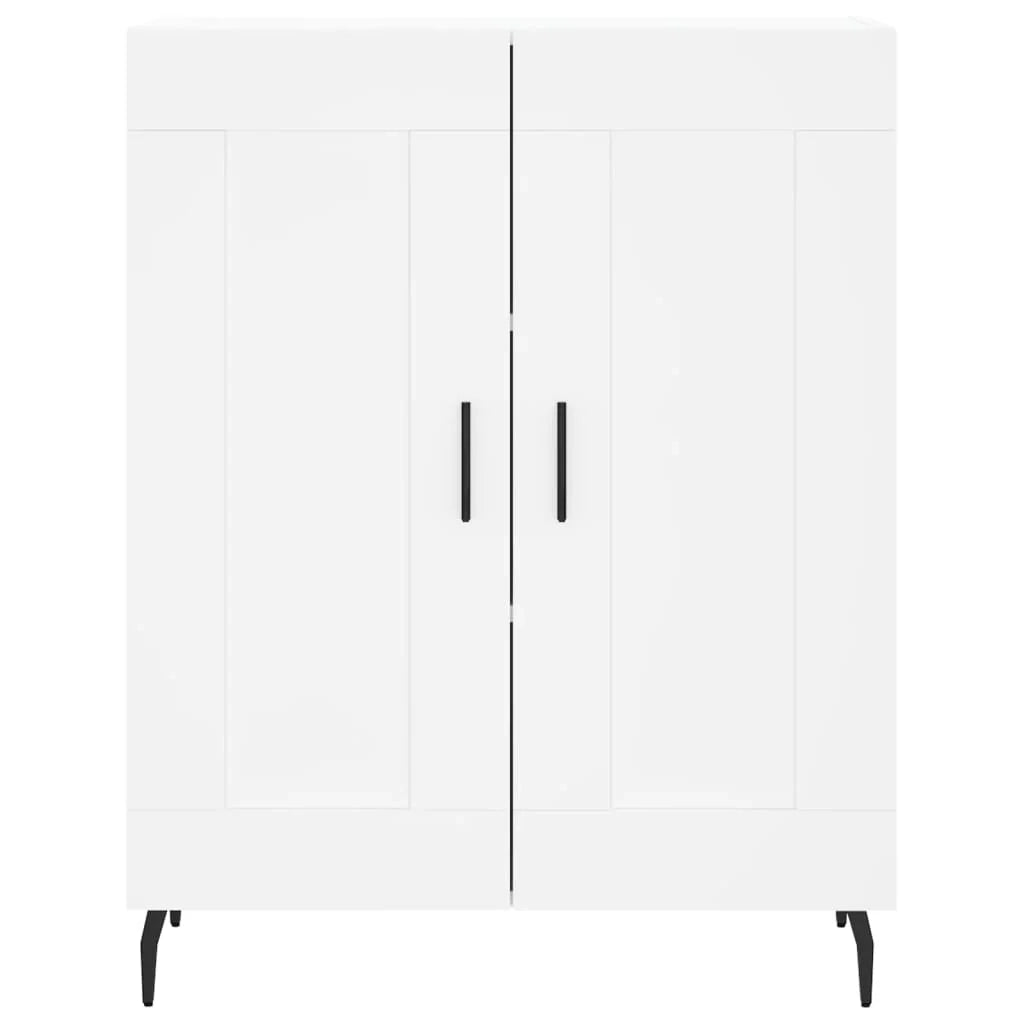 Buffet credenza cassettiera mobiletto mobile contenitore organizer cucina soggiorno salotto alto 69,5 x 34 x 180 cm legno ingegnerizzato bianco 02_0032569
