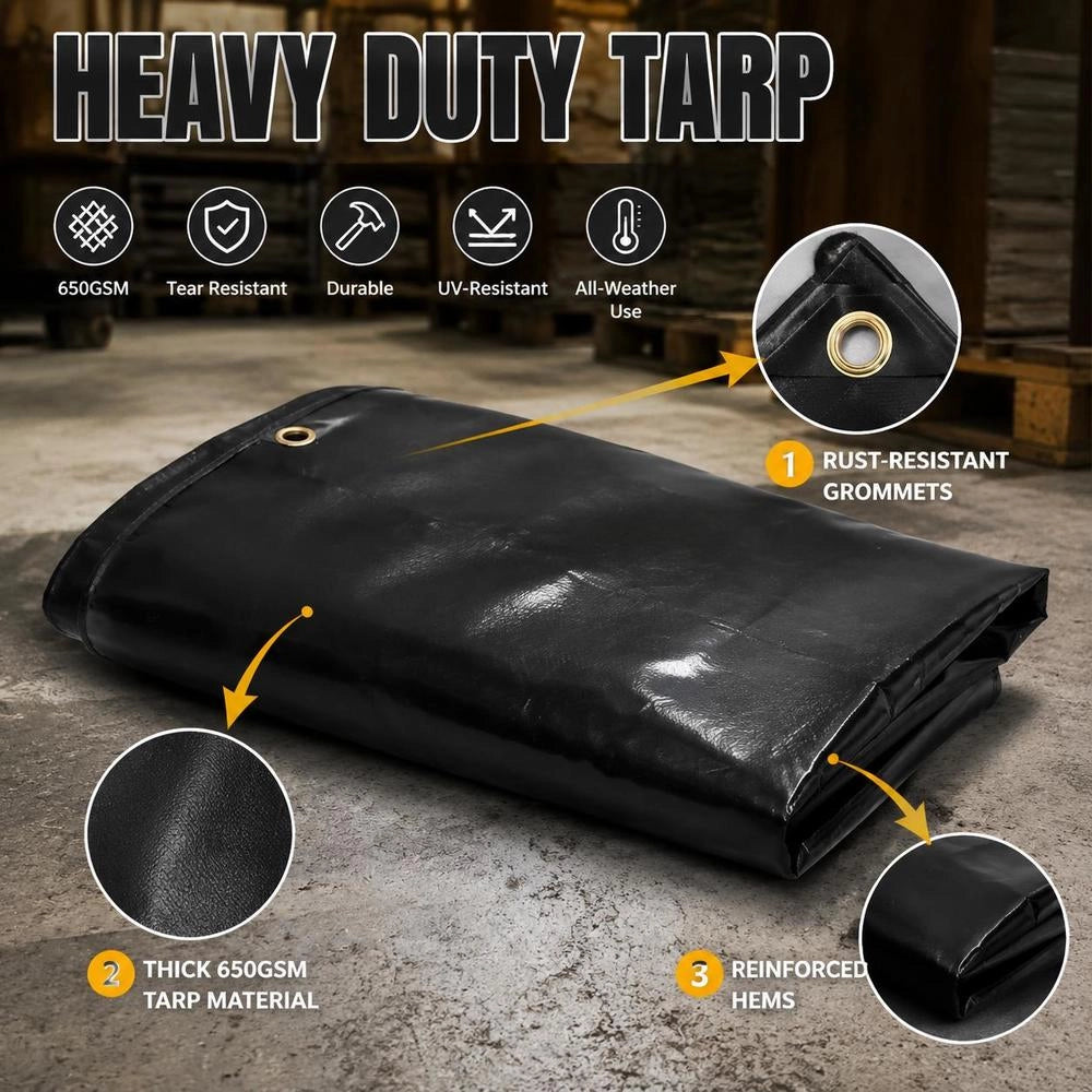 Tarpaulin 650 G/square Meter 4x5 M