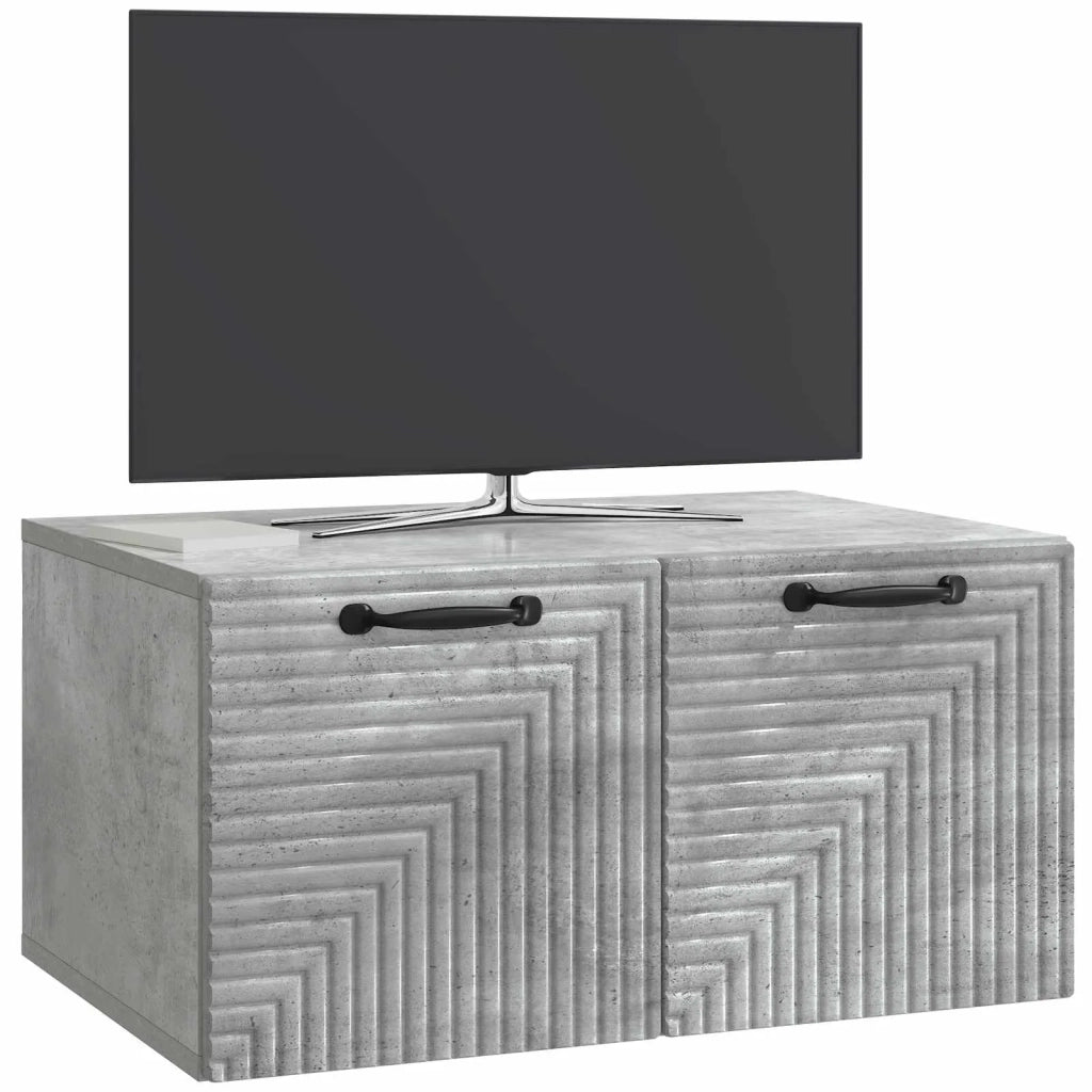 Mobile Porta TV da Muro Grigio Cemento 59,5 x 41 x 30 cm 898678