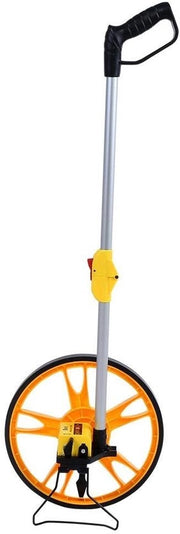 Misuratore Professionale con Display Digitale - Ruotante - Pieghevole - Ruota Antiscivolo - Materiale TPR Resistente - Misura da 0 a 9999,9 m - Distanza Misurata