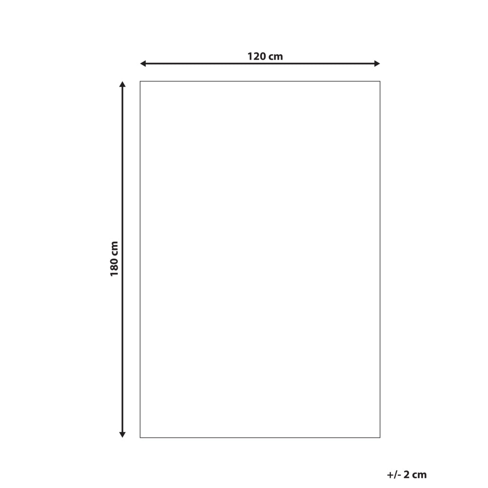 Tappeto da Zona Rosa Materiale Sintetico 120 x 180 cm Per Interni Esterni Motivo Geometrico Moderno Balcone Patio