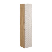 Colonna da bagno YOKA – Beige e rovere chiaro – 1 porta