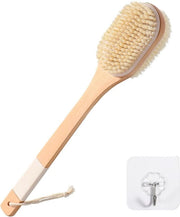 Rugborstel doccia con lunga setola - Setola naturale e secca per il corpo con funzione di massaggio