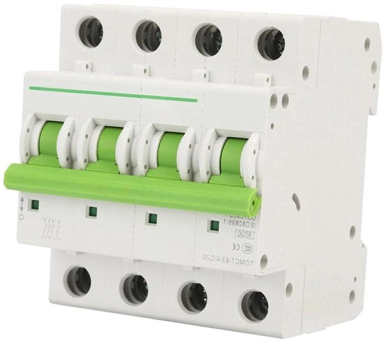 Riduttori elettrici di tipo C, Interruttore elettrico 4 poli, Interruttore elettrico miniaturizzato, Protezione contro la fuga elettrica, Interruttore a contatto a vuoto 4P, Interruttore elettrico mini 20A