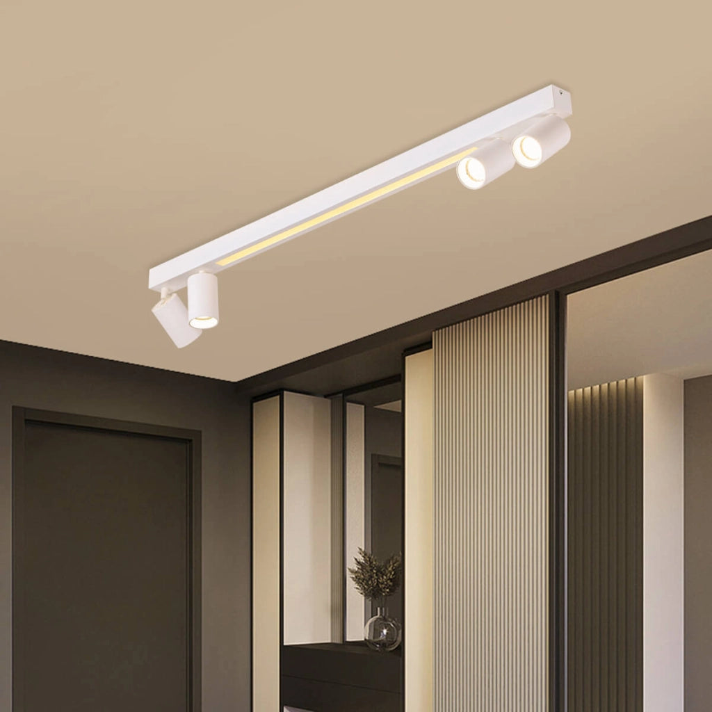 Plafoniera Perugia 4xGU10 + LED bianca/oro Light Prestige