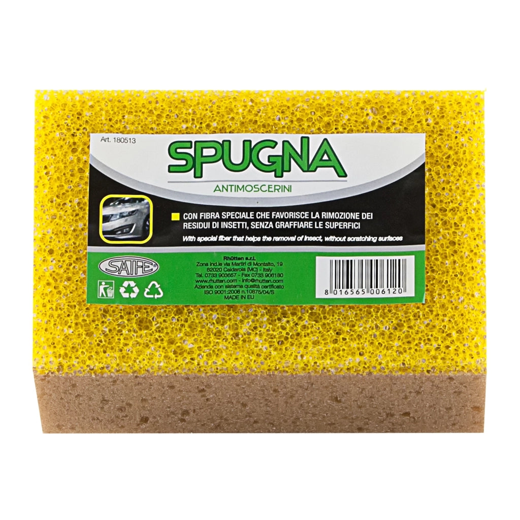 SPUGNA AUTO ANTIMOSCERINI 15X9,5XH6,5CM