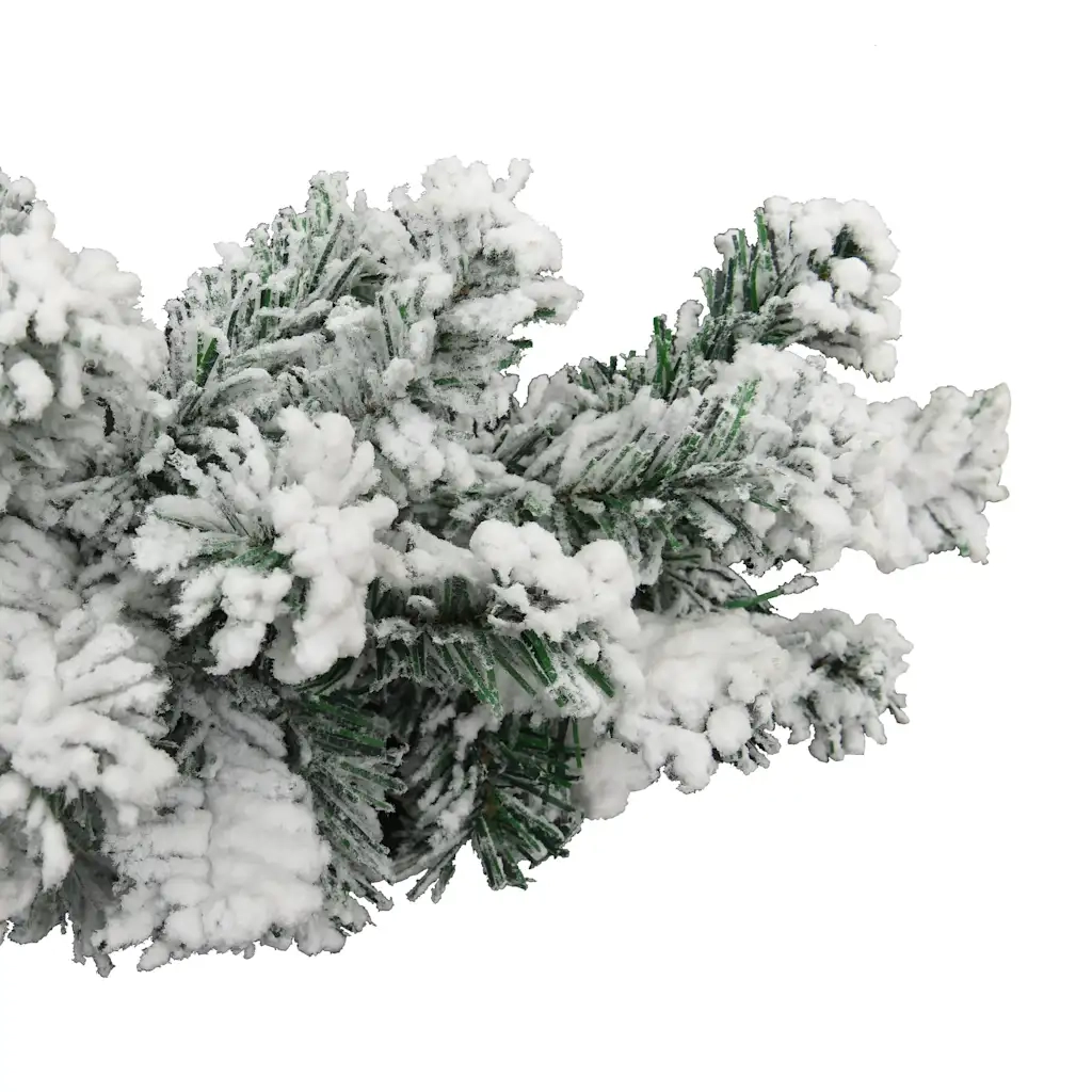 Ghirlanda Natalizia con Neve Verde 20 m in PVC 320969