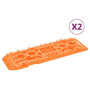 Tavole di Trazione 2 pz Arancioni 107x31x7 cm Nylon
