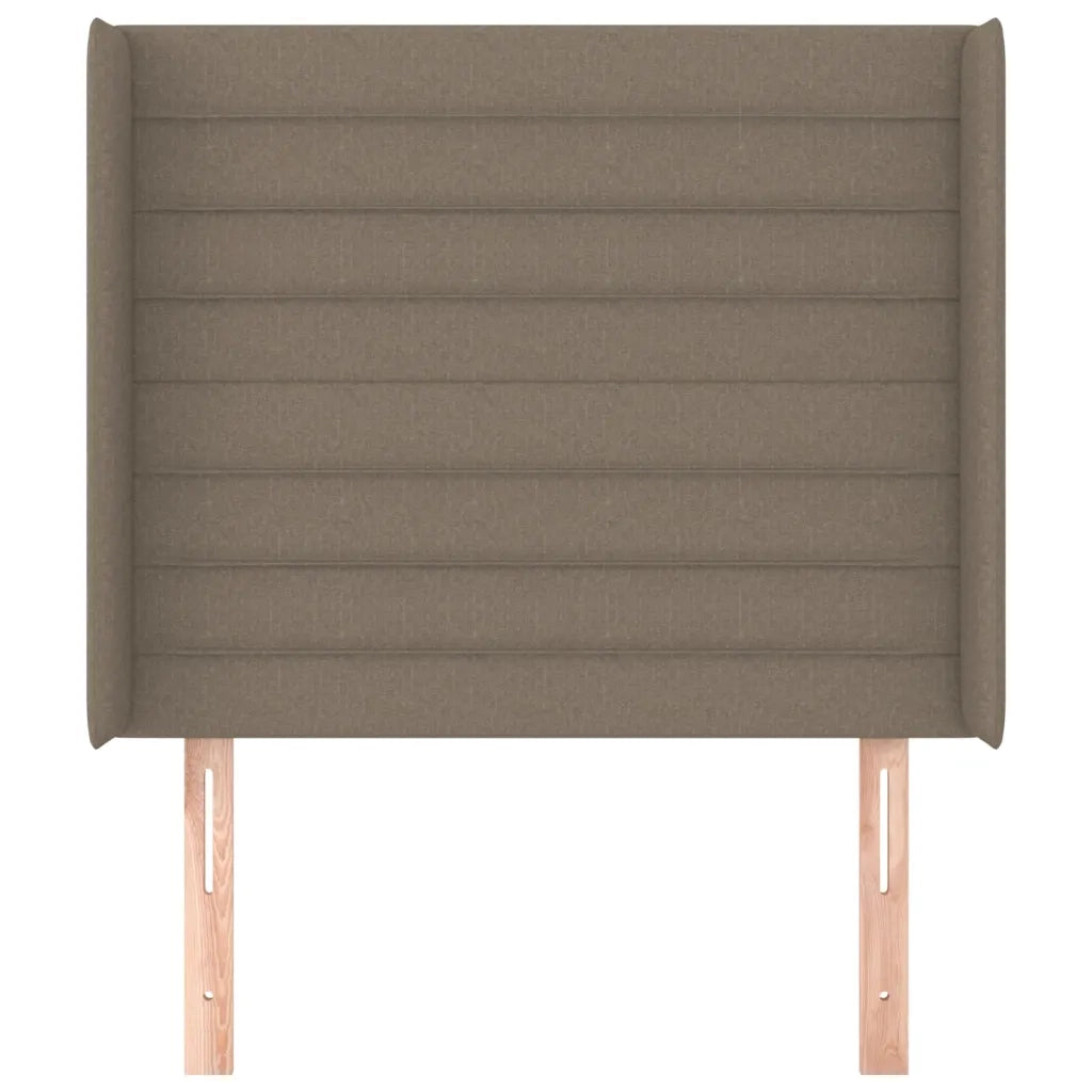 Testiera ad Orecchio Tortora 93x16x118/128 cm in Tessuto 3119706