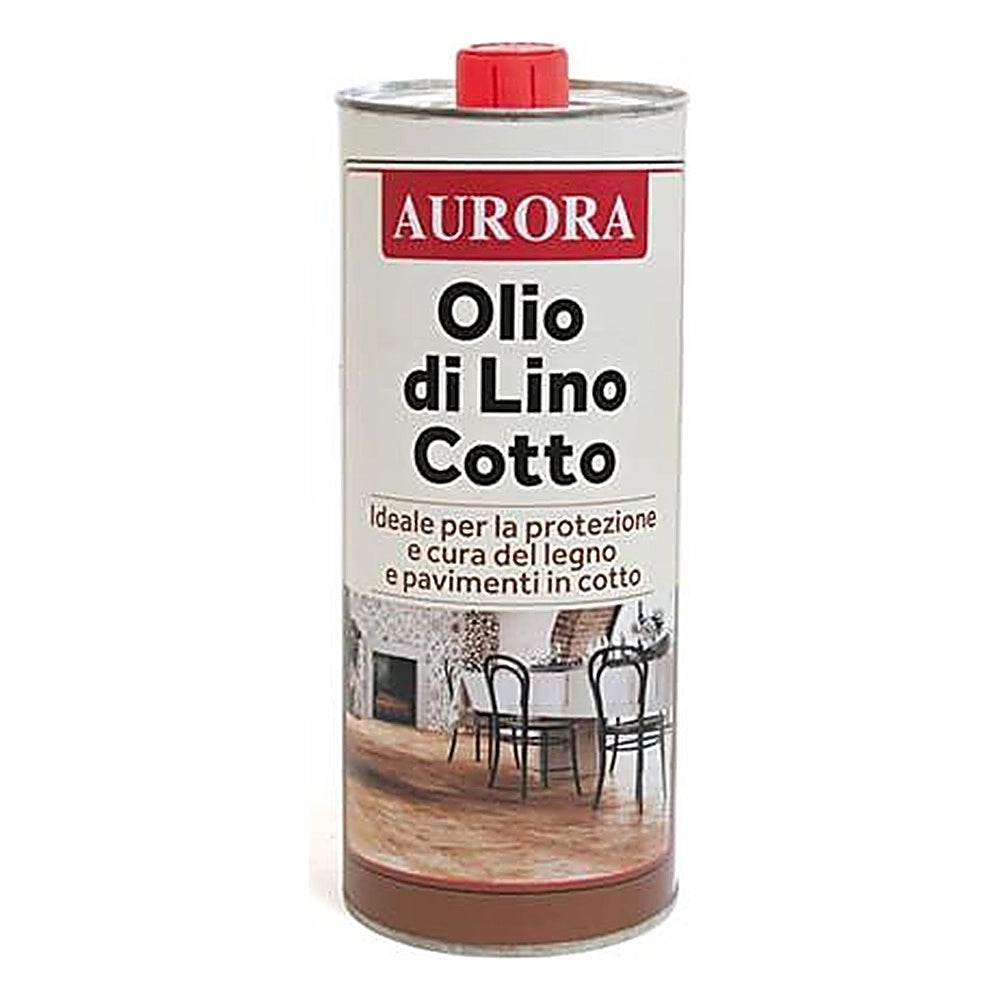 Olio di lino cotto 1 litro per legno e cotto