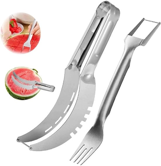 Impastatrice e Forchetta per Frutta 2 in 1 - Set per 2 Pezzi