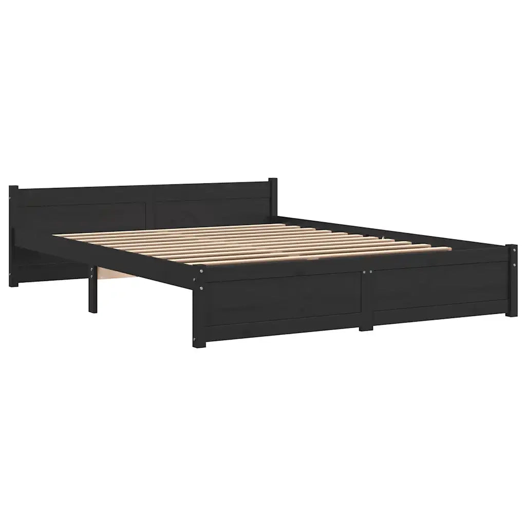 Giroletto Nero in Legno Massello 140x190 cm cod mxl 61093