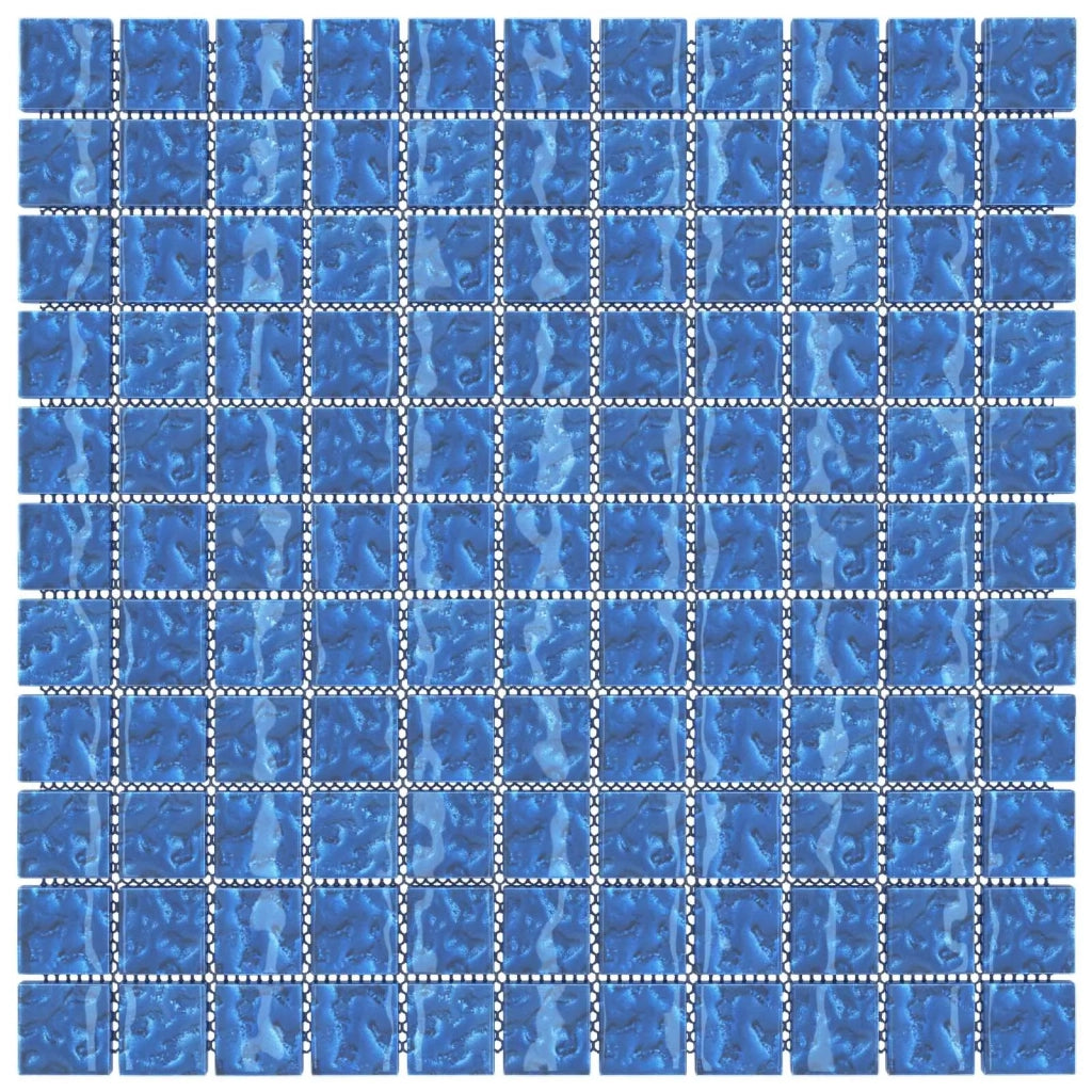 Piastrella Mosaic 11 pcs Blu 50 x 50 cm Vetro