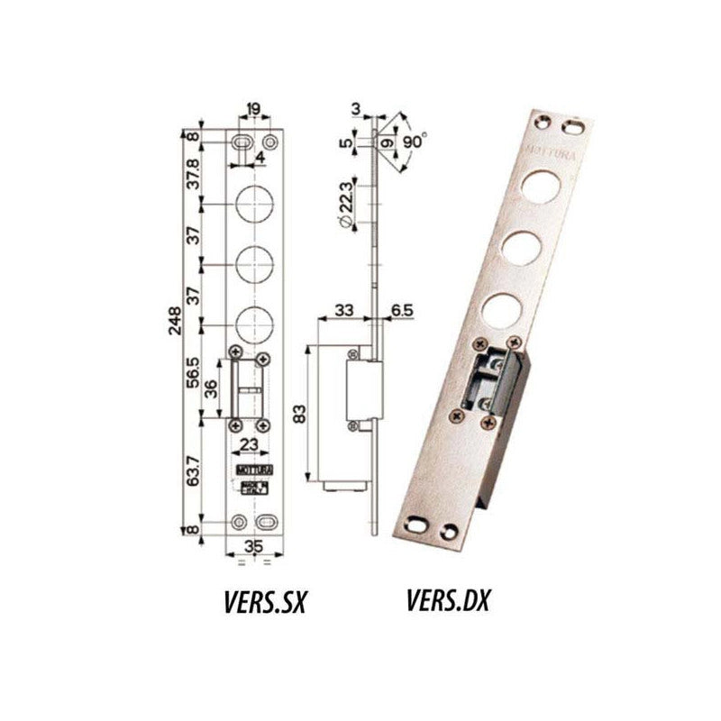 Ferrogliera Elettrica Sx I.37 94077 Mottura