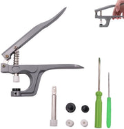Set di viti a pressione professionale - set di viti a pressione - attrezzo per abbigliamento - funzione di stanzatura - maniglia ergonomico - viti in rame duraturo