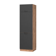 Vicco Armadio frigorifero Grigio scuro 60 cm