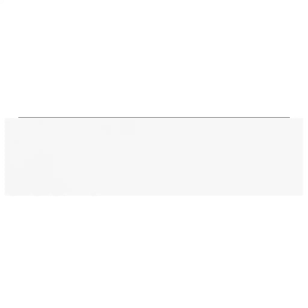 Scaffale a Parete Bianco Lucido 90x23,5x3,8 cm in MDF cod mxl 46051