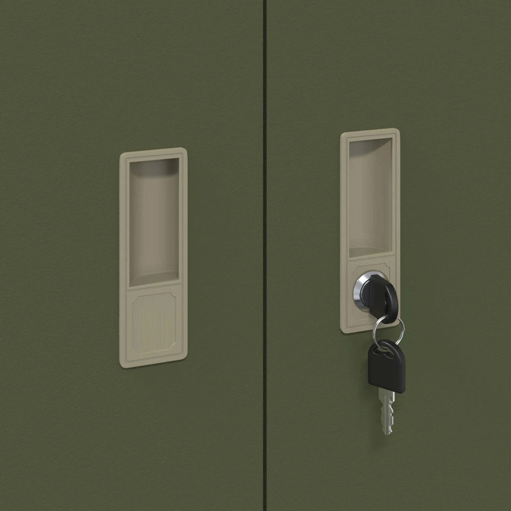 Armadio Verde oliva 80 x 40 x 70 cm Acciaio 891680