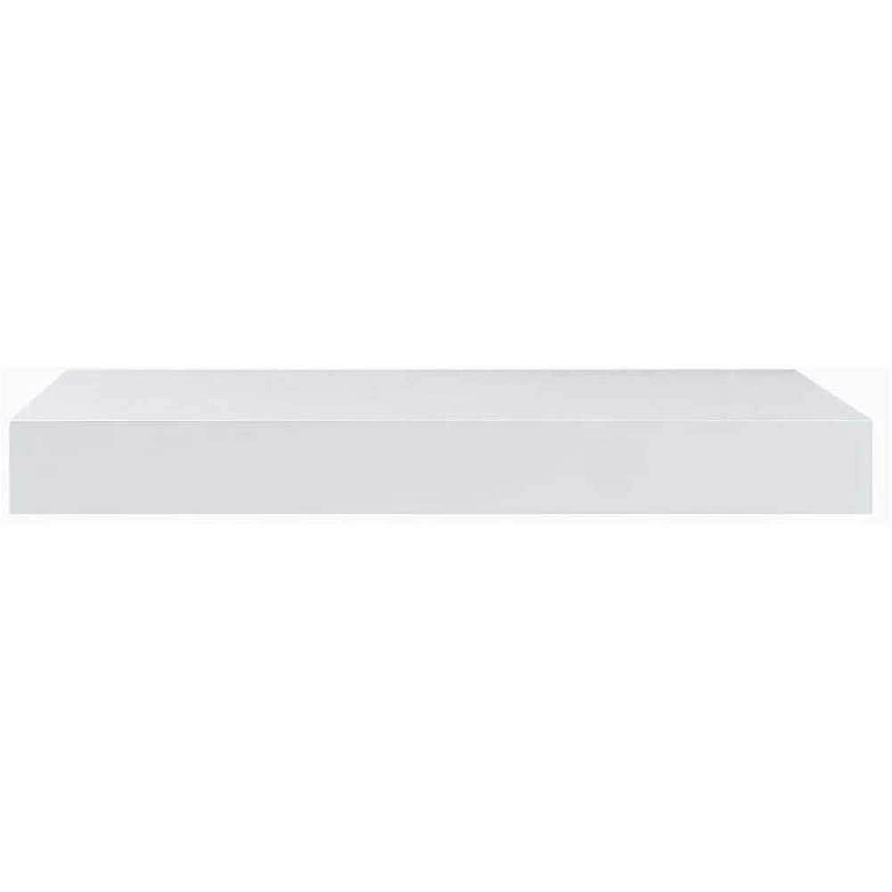 Mensola Parete Quadrata Scaffale 25x25x4cm Libreria Legno MDF Bianco Moderna