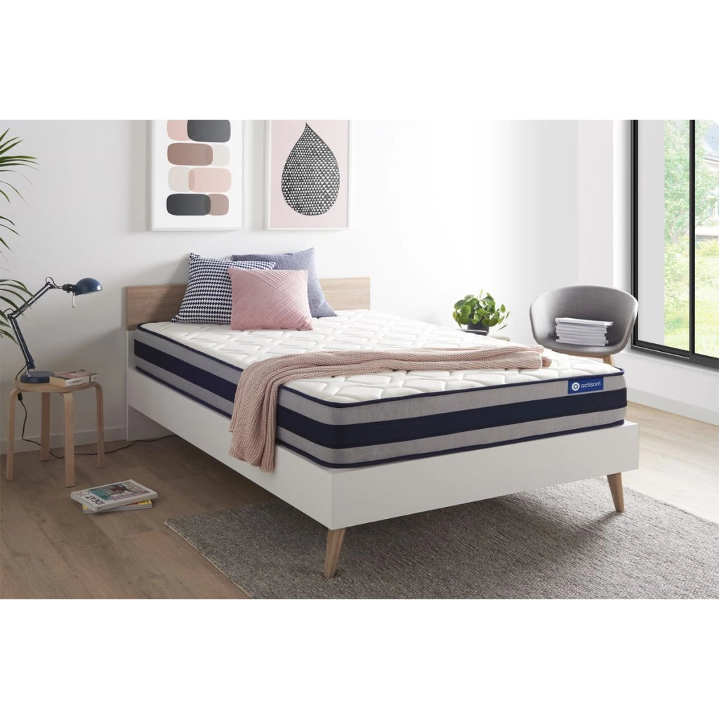 Materasso matrimoniale Actilatex ergo 200x200cm - Spessore : 24cm - Lattice e memory foam - Rigido