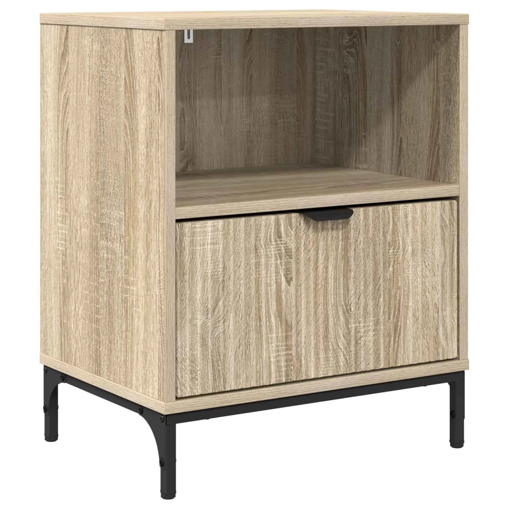 Armadio da Notte con cassetto rovere sonoma 49 x 36 x 61 cm 883478