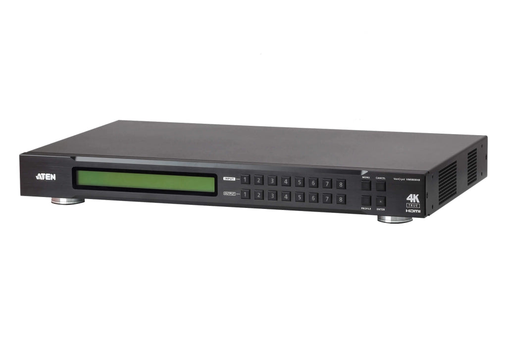 8 x 8 true 4k hdmi matrix switch - VM0808HB-AT-G