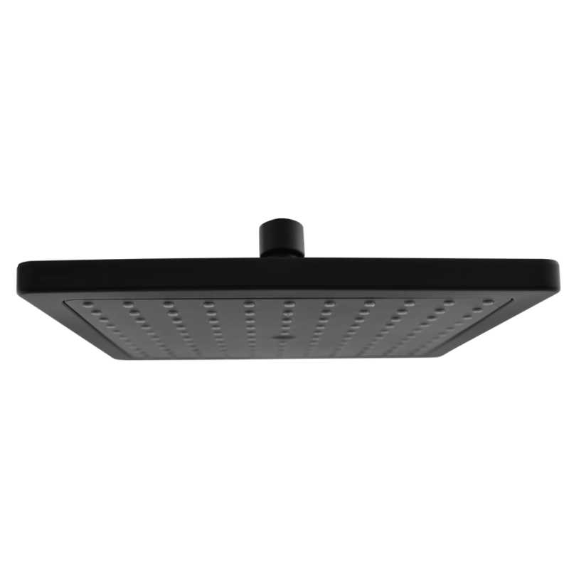 Colonna doccia a parete termostatico ottone nero opaco H. 109 cm