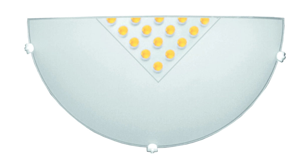 Plafoniera Candellux Palina 11-41855 oro vetro 30cm E27