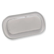 Trade Shop - Applique A Led Da Parete Plafoniera Soffitto Ovale 23 Watt Cct Switch Ip65 Xg-907-3c - Bianco