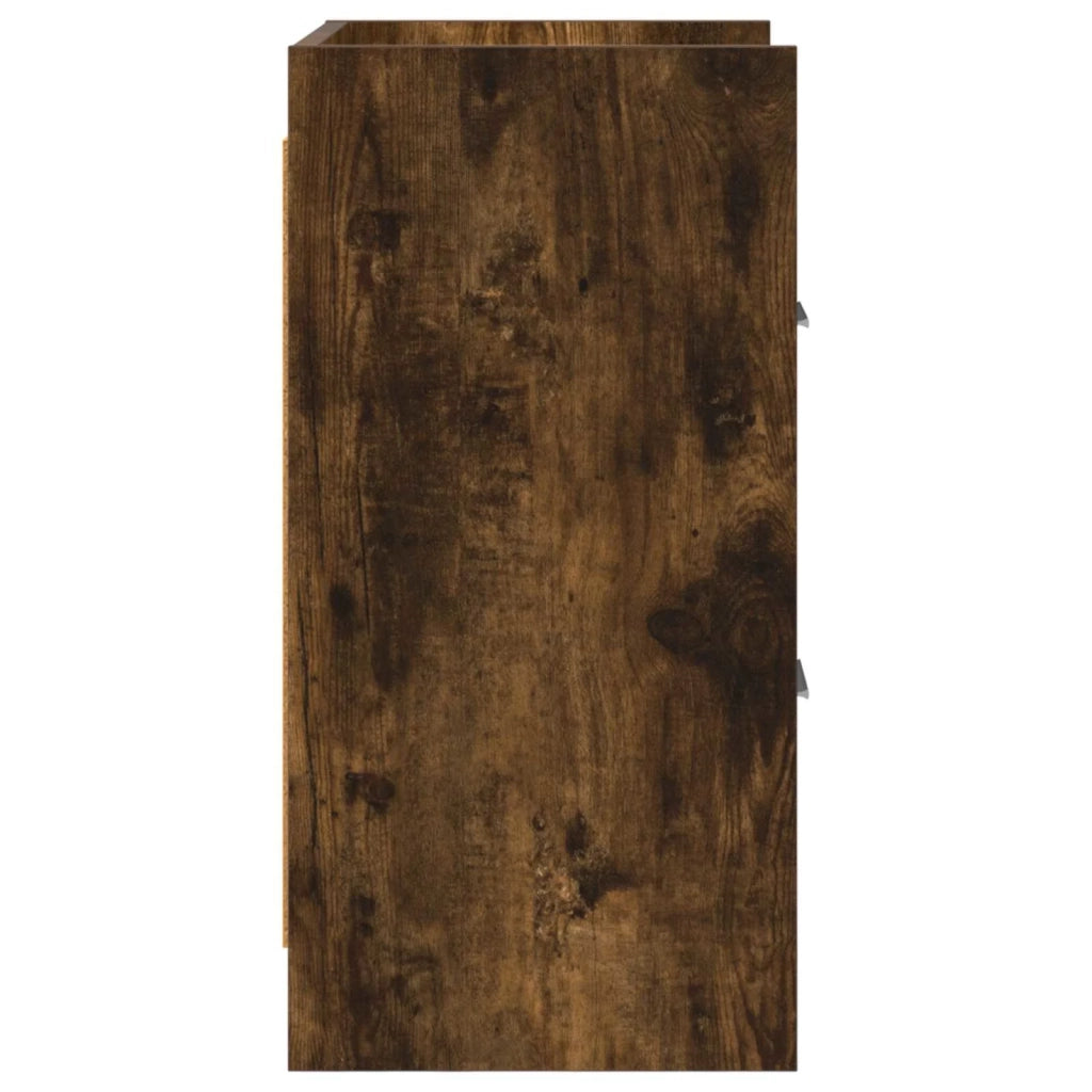 Comodini 2 pcs Rovere Fumo 40 x 30 x 60 cm Legno ingegnerizzato 8010972