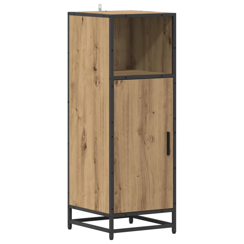 Set di mobili per il bagno con porta 3 pcs Rovere artigianale 3402394