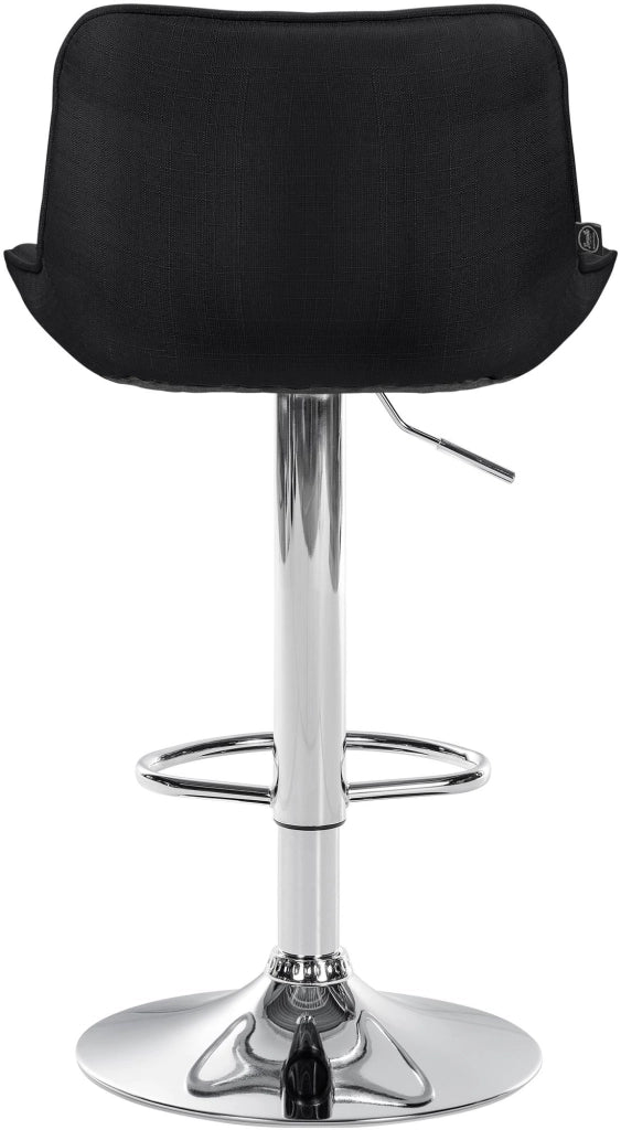 2er Set Barhocker Vonore Stoff chrom