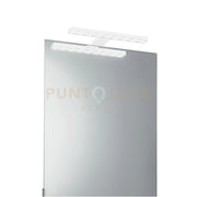 APPLIQUE LED CRUISE BIANCO FISSAGGIO PARETE E SPECCHIO 5,2W 550LM 4000K IP44CM 28x8x11CM