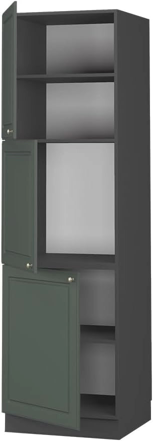 Mobile per forno da incasso Fame-Line, Verde-oro Country House, 60 cm, per la combinazione con altri moduli della serie Fame-Line