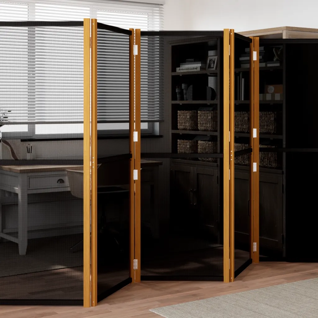 Paravento a 6 Pannelli Nero 420x180 cmcod mxl 120982