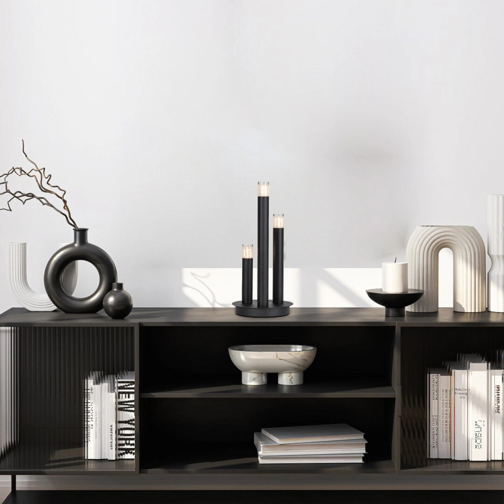 Lampada da tavolo moderna nera Ramira Rabalux 3xG9 5W