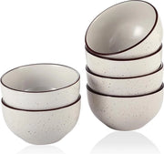 Kom sovveniente per colazione - contenitore ceramico moderno rustico - cucina 623 - contenitore profondo per frutta yogurt muesli - magnetron e lavastoviglie resistente