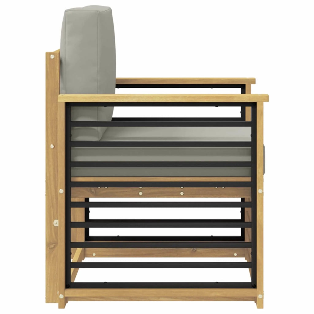 Set di divani da esterno-Sofa da giardino Poliestere Bianco 241722