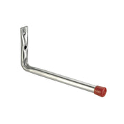 Gancio diritto leggero a parete, zincato 71 x 176 mm.