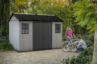 Casetta da Giardino 350x229x254 cm Keter Oakland 1175 Duotech in Polipropilene Grigio