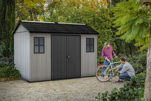 Casetta da Giardino 350x229x254 cm Keter Oakland 1175 Duotech in Polipropilene Grigio